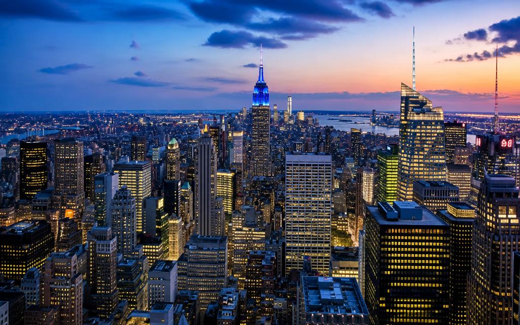 The New York skyline, served non-stop from TURVESSA